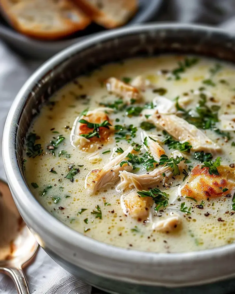 Garlic Parmesan Chicken Soup Recipe: Creamy, Protein-Packed Comfort Food