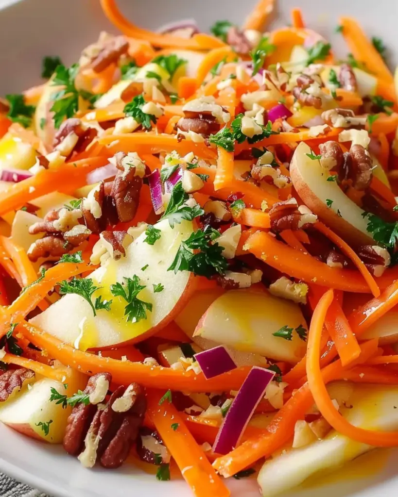 Crunchy Apple Carrot Salad with Creamy Citrus Dressing 6 9 3