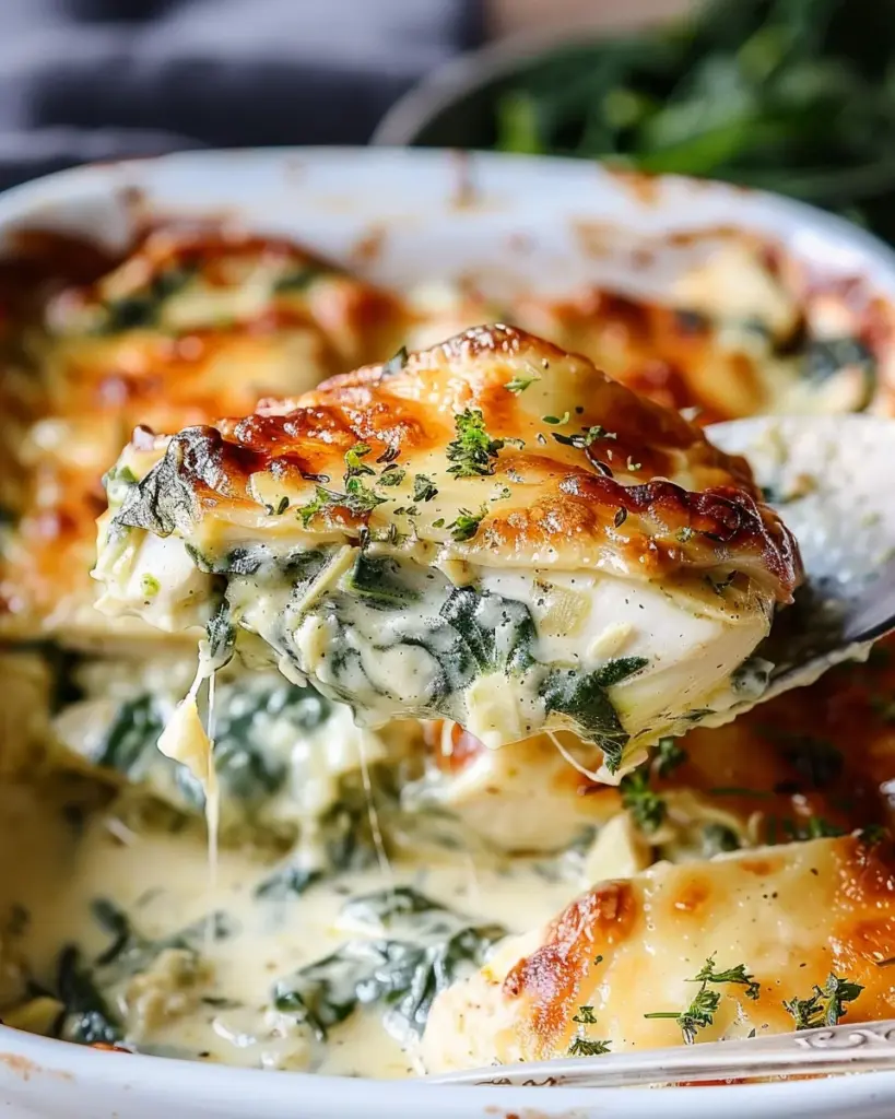 The Perfect Spinach and Artichoke Chicken Bake 4 fda54 httpss.mj .runOUUYyrURcFQ Extreme side on macro food pho 9c362b06 18fc 4368 b3c3 4623700792c1 2